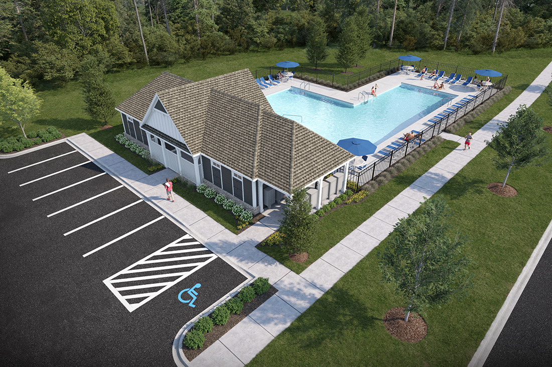 New homes at Canebrake at Hickory Hills