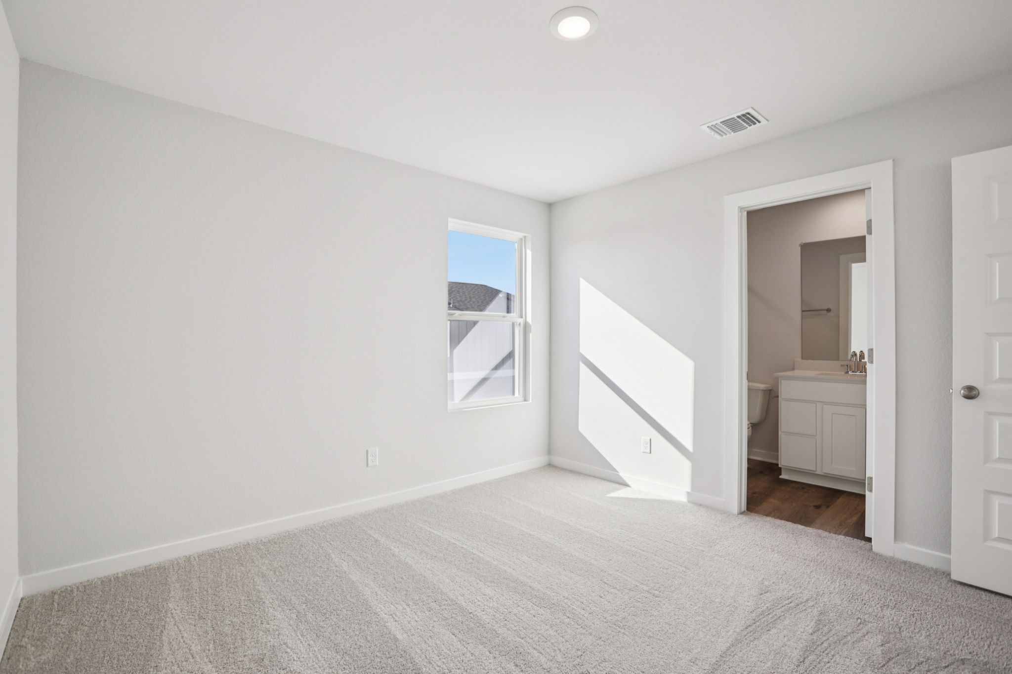 A room with white walls.