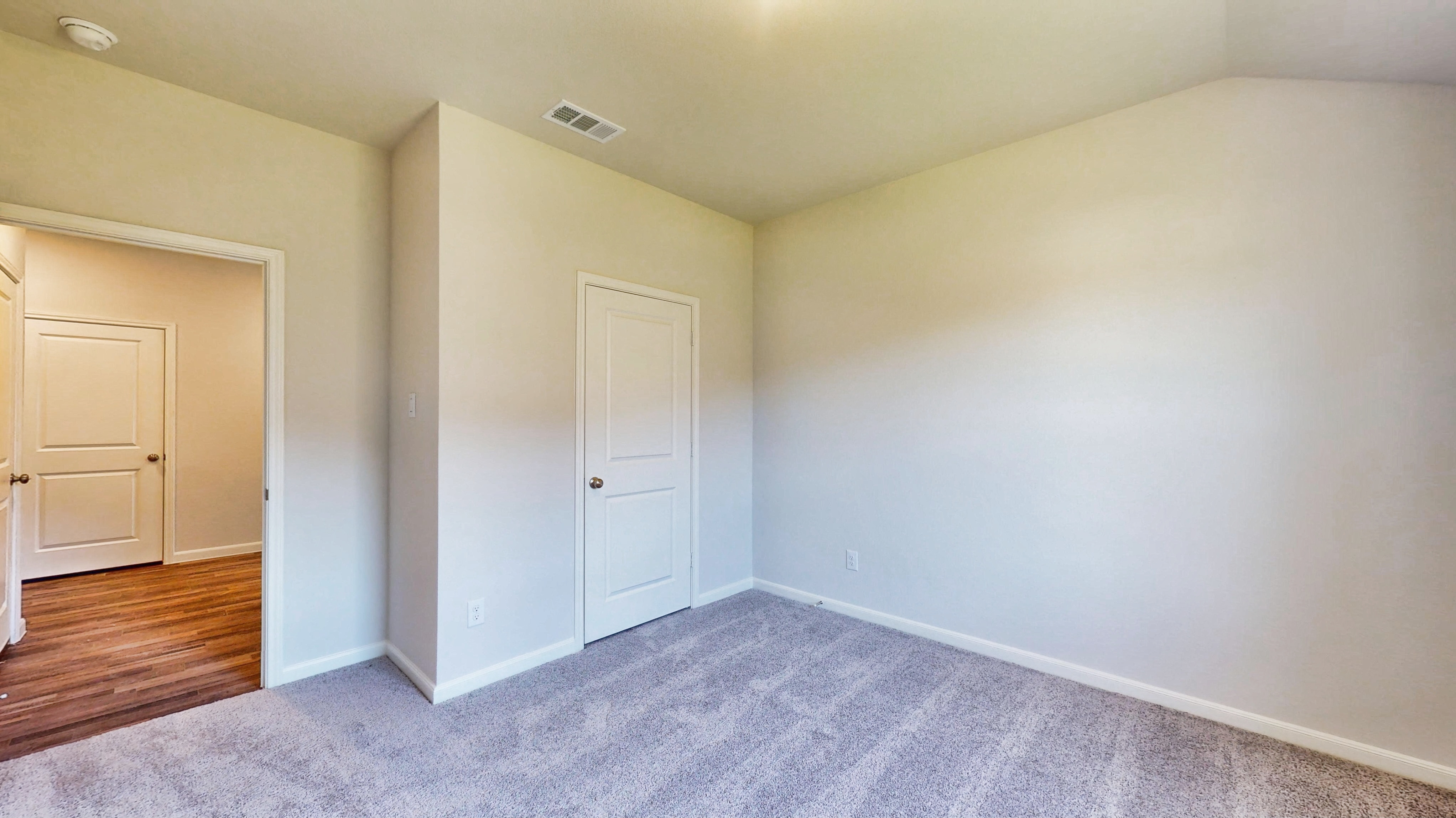 A room with white walls.