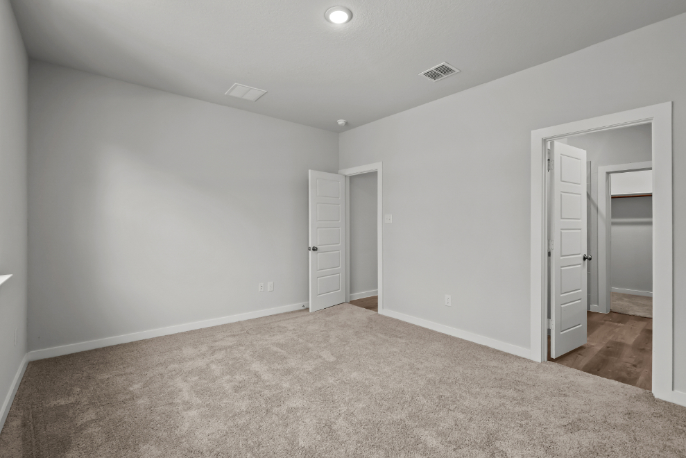 A room with white walls.