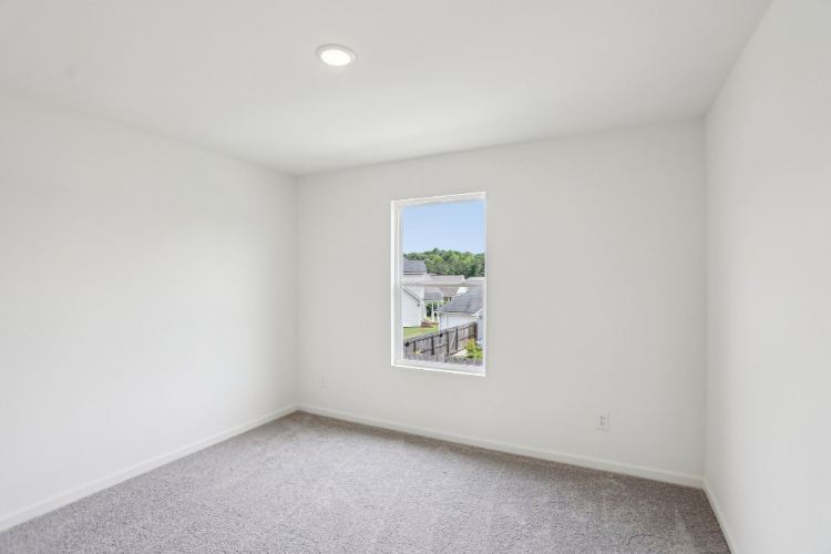 A room with a window.